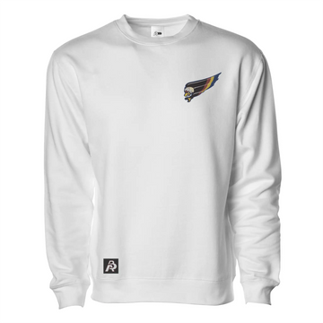 Retro Federal Flight Embroidered Pullover Sweater - Adult Unisex