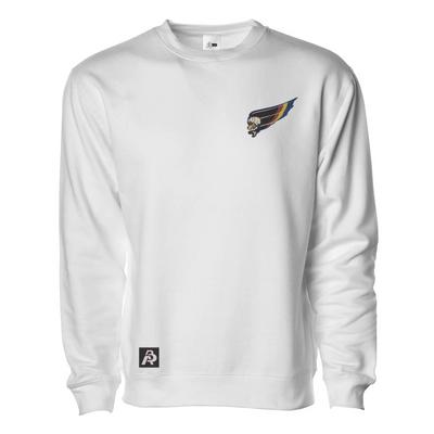 Retro Federal Flight Embroidered Pullover Sweater - Adult Unisex