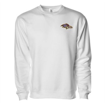Bayfront Brave Birds Embroidered Pullover Sweater - Unisex