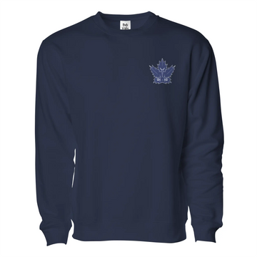 Maple Storm Embroidered Pullover Sweater - Unisex