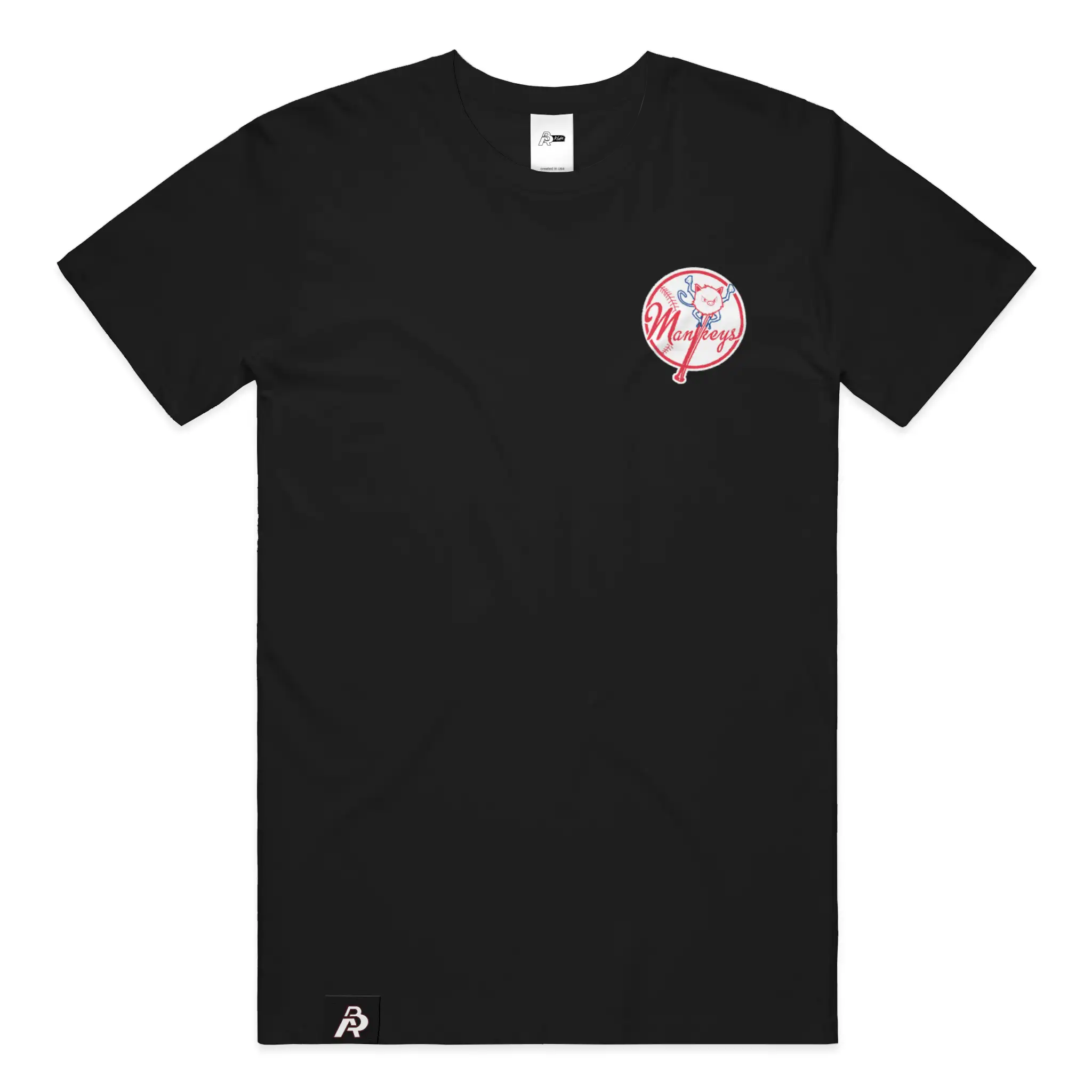 Bronx Primate Embroidered T-Shirt - Adult Unisex