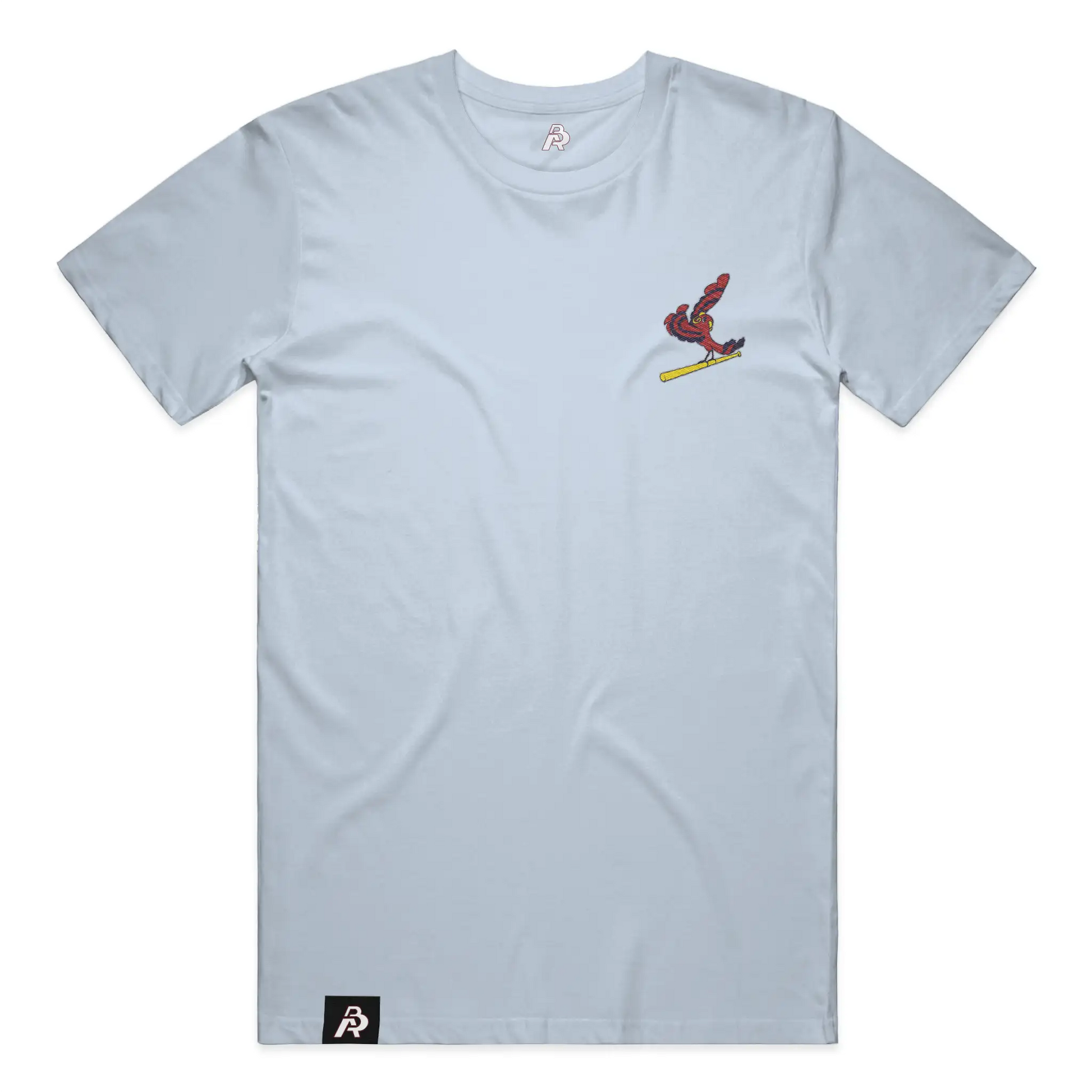 Blues City Red Birds Embroidered T-Shirt - Adult Unisex