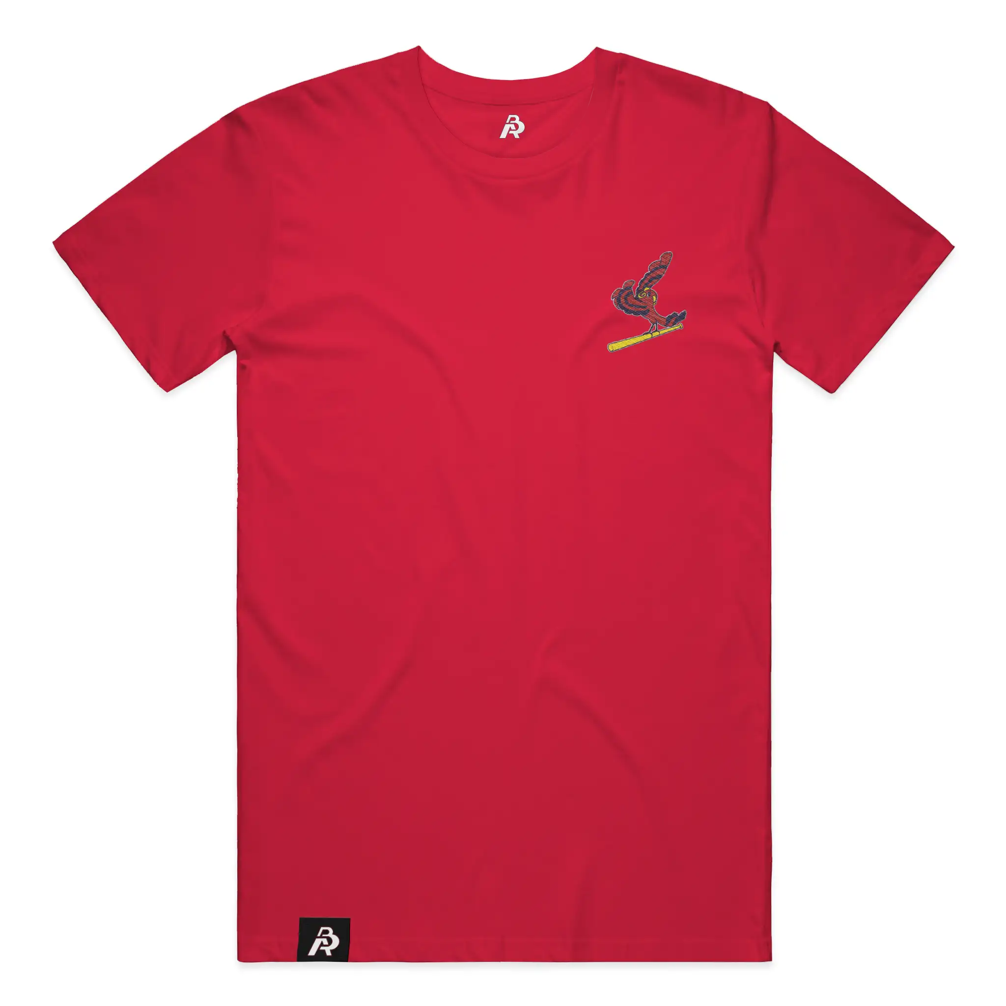 Blues City Red Birds Embroidered T-Shirt - Adult Unisex