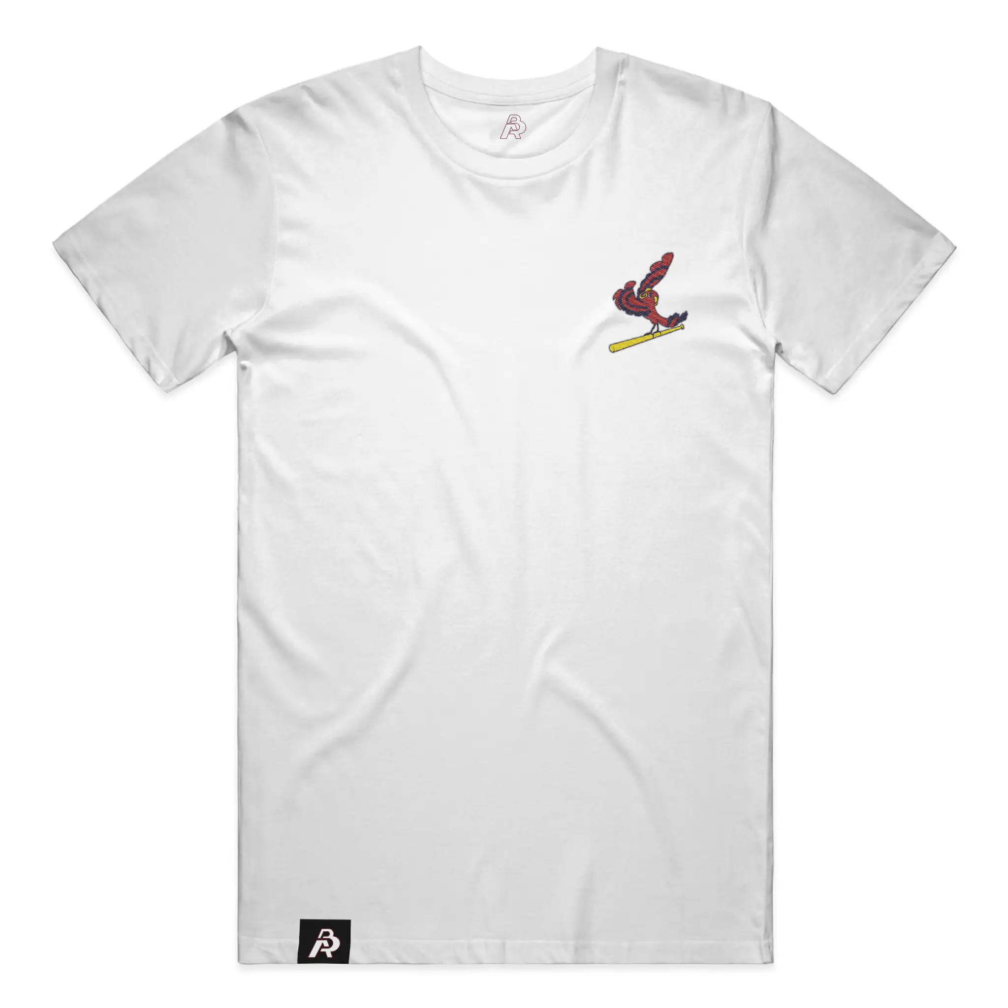 Blues City Red Birds Embroidered T-Shirt - Adult Unisex