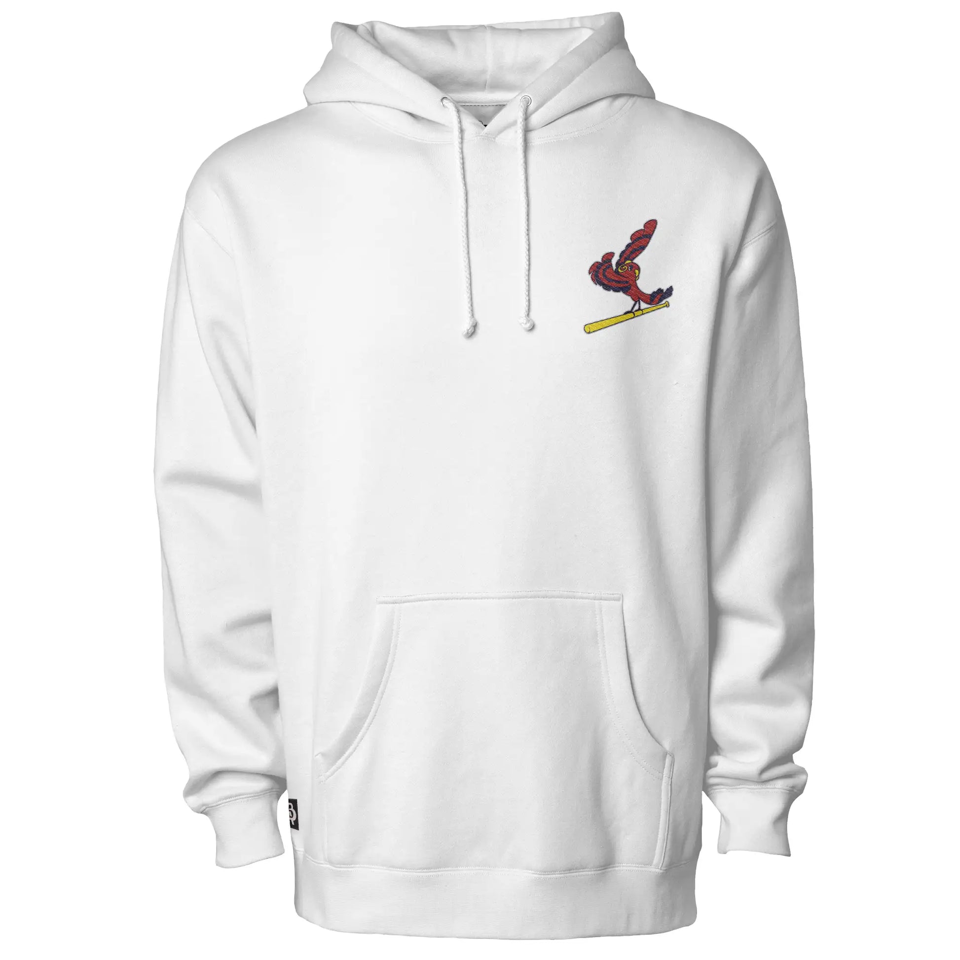 Blues City Red Birds Embroidered Hoodie - Adult Unisex