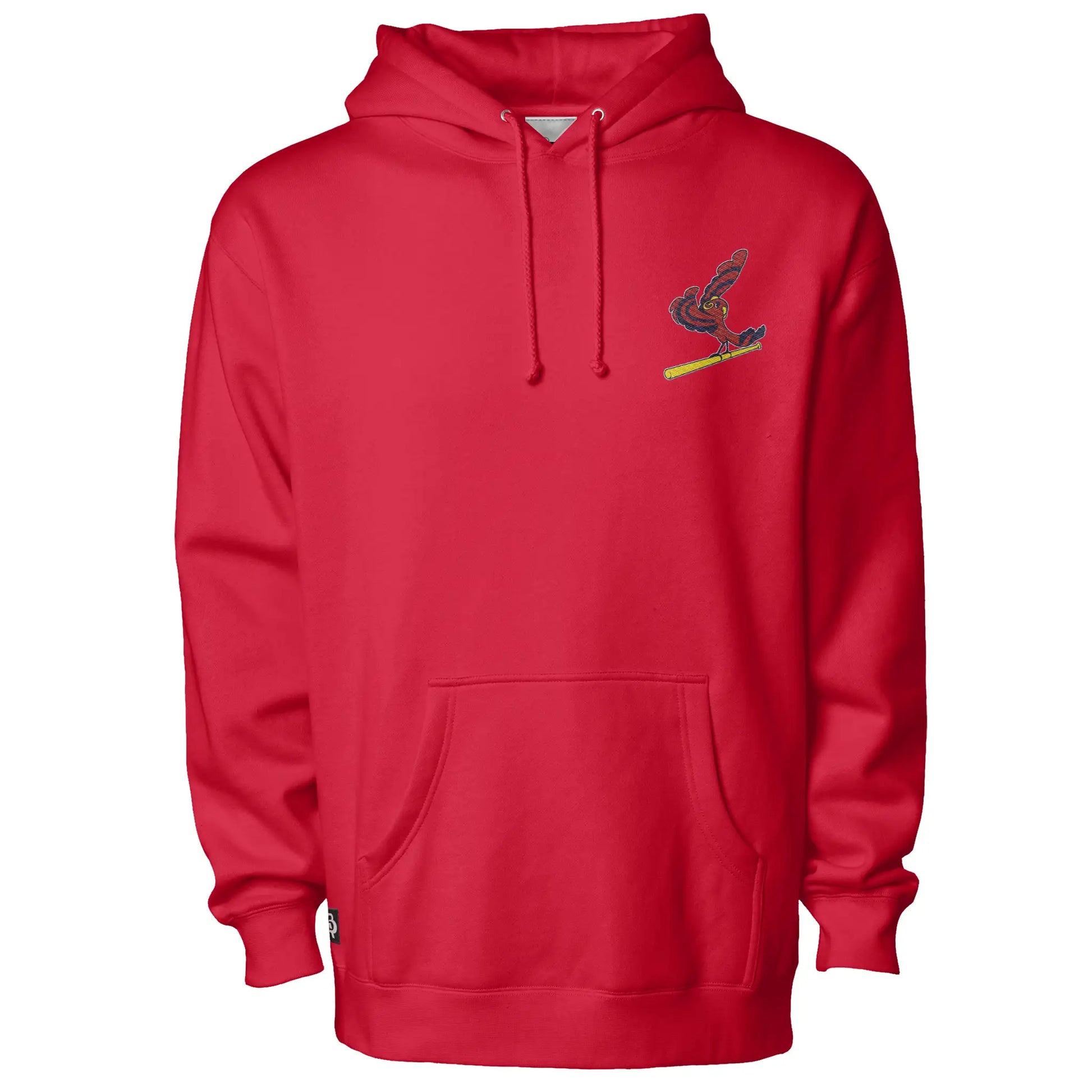 Blues City Red Birds Embroidered Hoodie - Adult Unisex