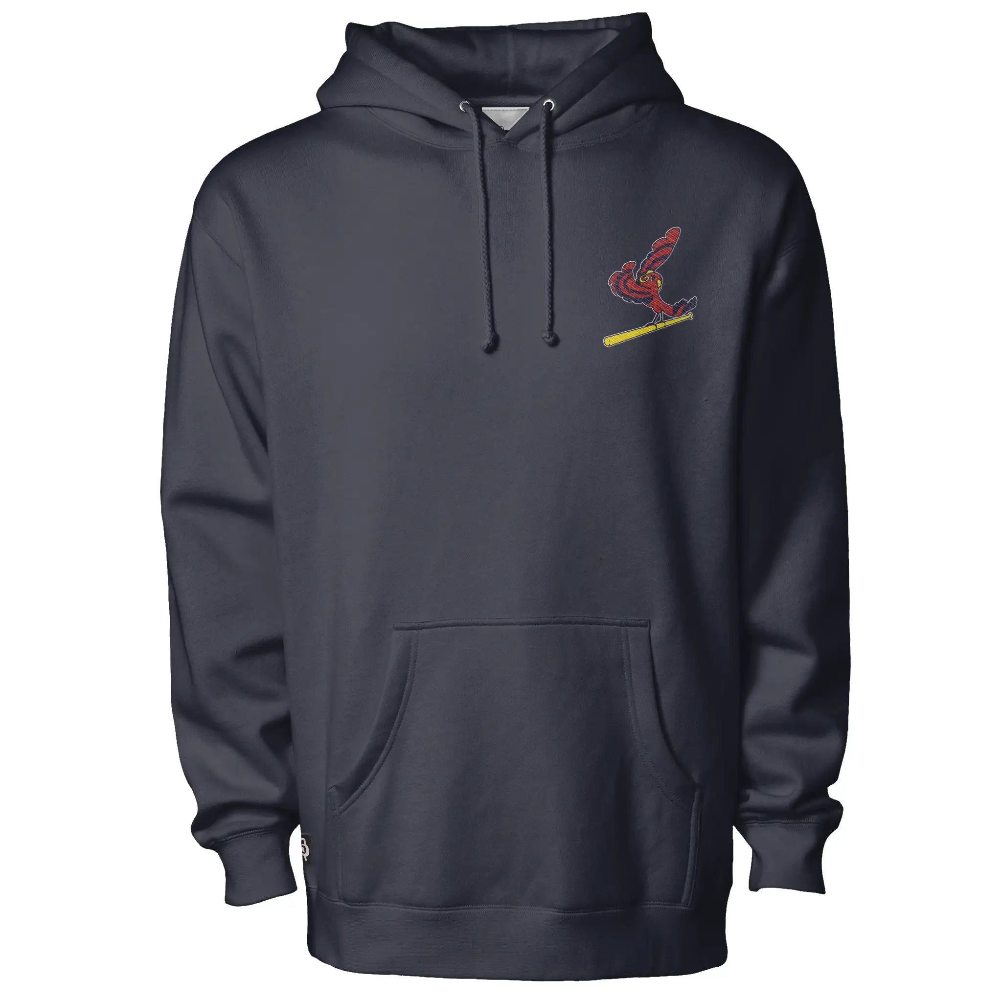 Blues City Red Birds Embroidered Hoodie - Adult Unisex