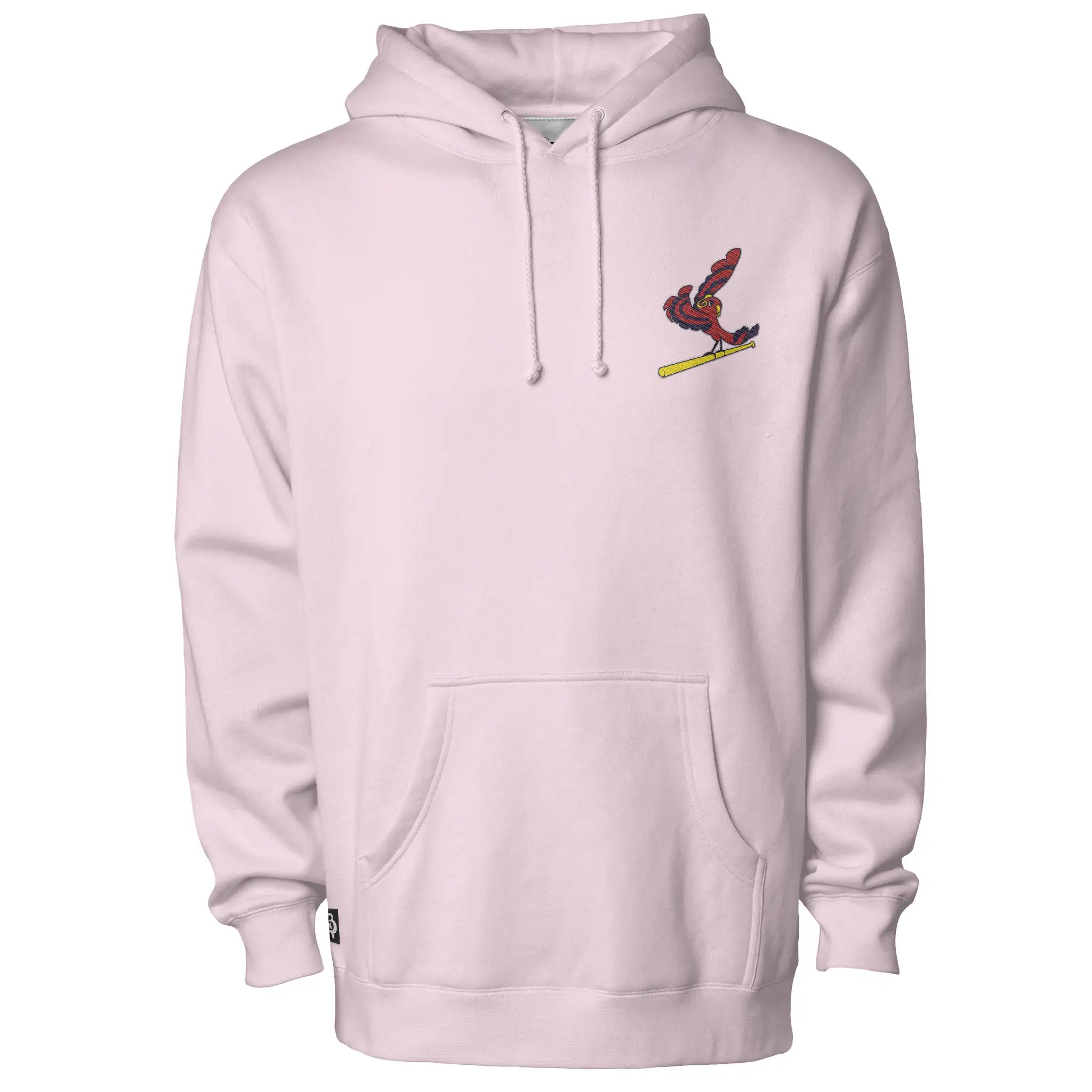 Blues City Red Birds Embroidered Hoodie - Adult Unisex