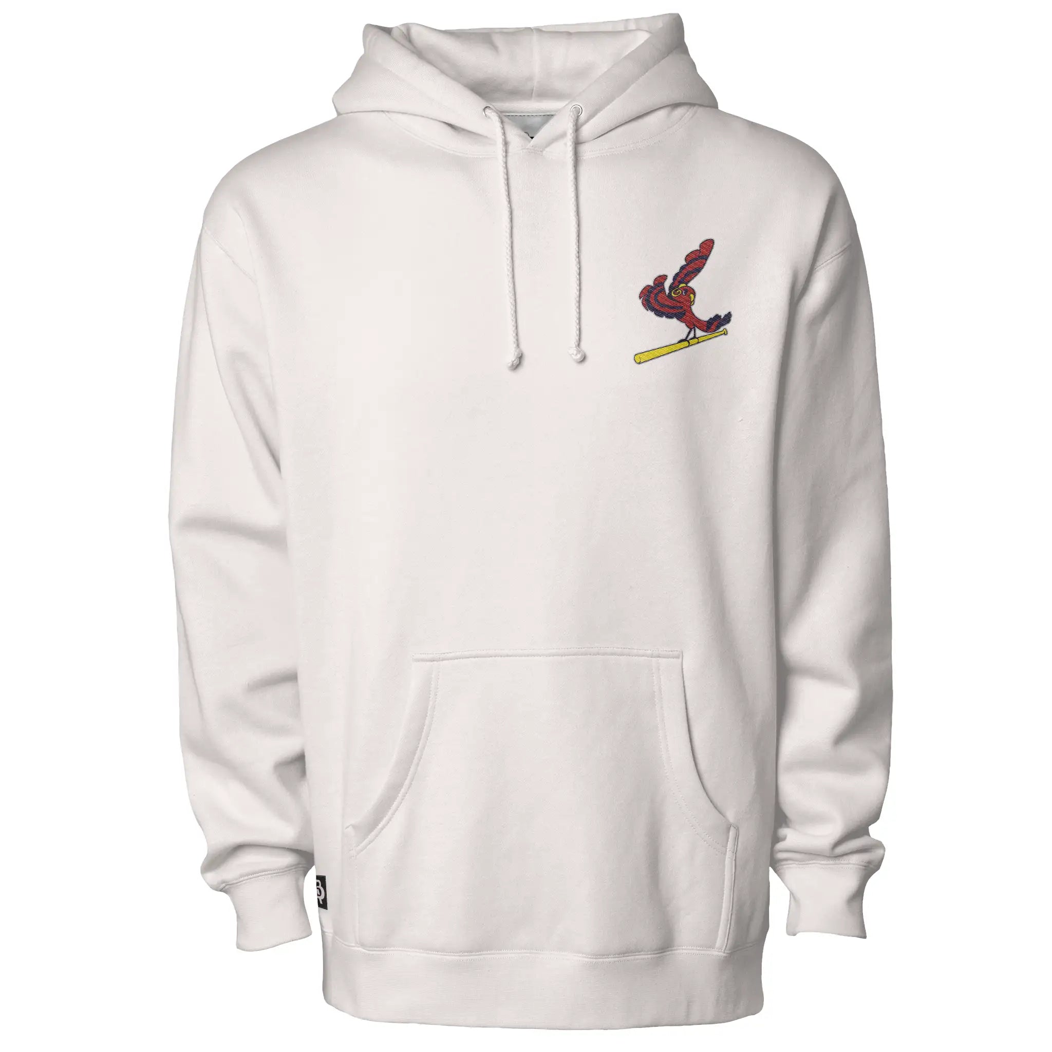 Blues City Red Birds Embroidered Hoodie - Adult Unisex
