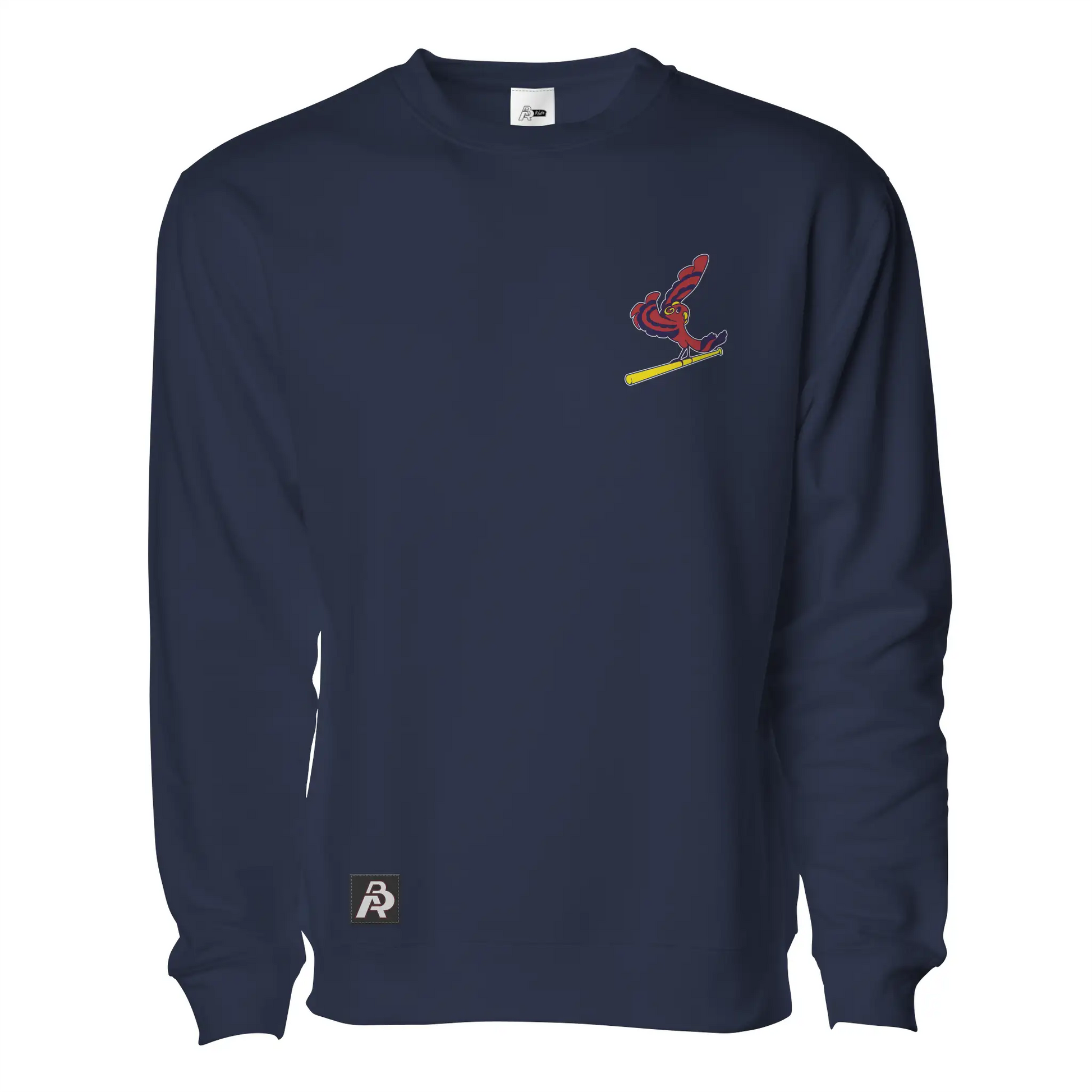 Blues City Red Birds Embroidered Pullover - Adult Unisex