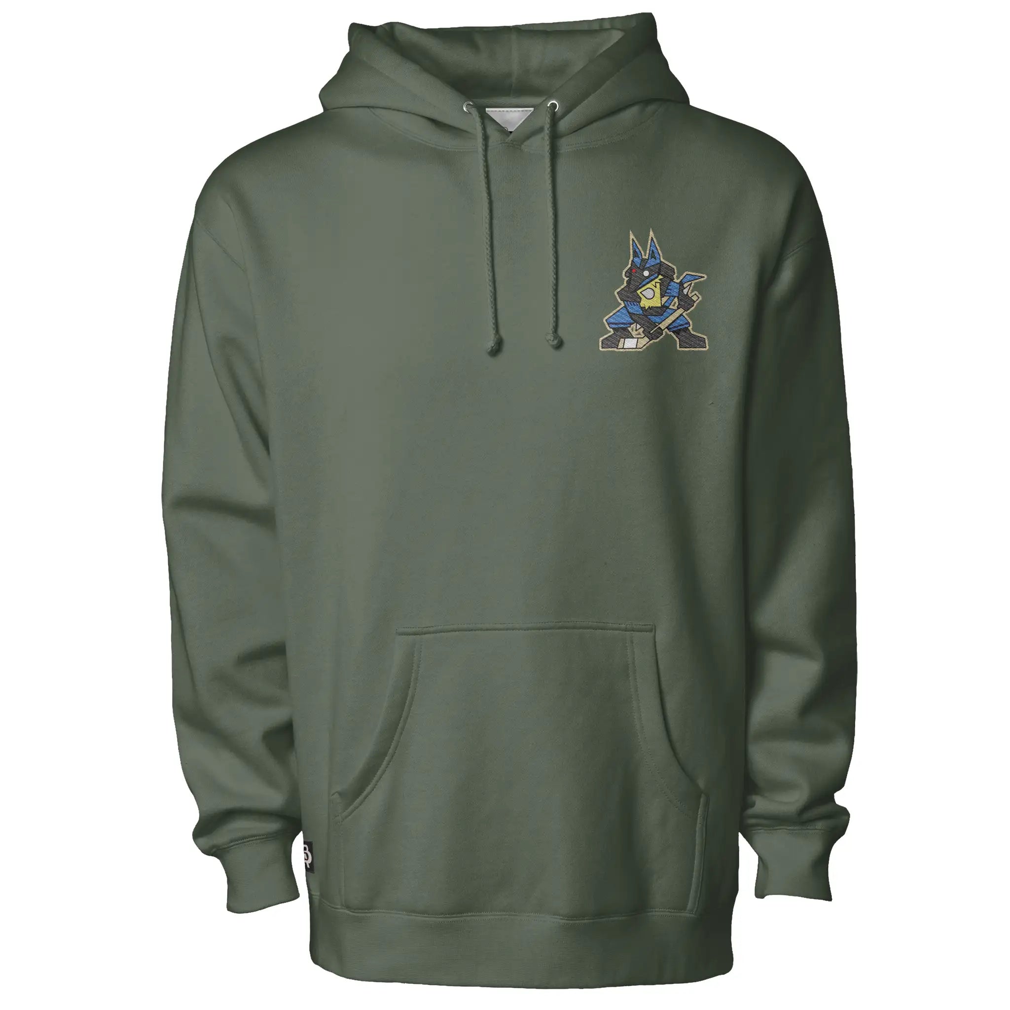 Retro Valley Aura-Jackals Embroidered Hoodie - Adult Unisex