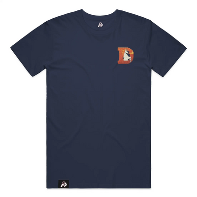 Mile High Infernostride Retro Embroidered T-Shirt - Unisex