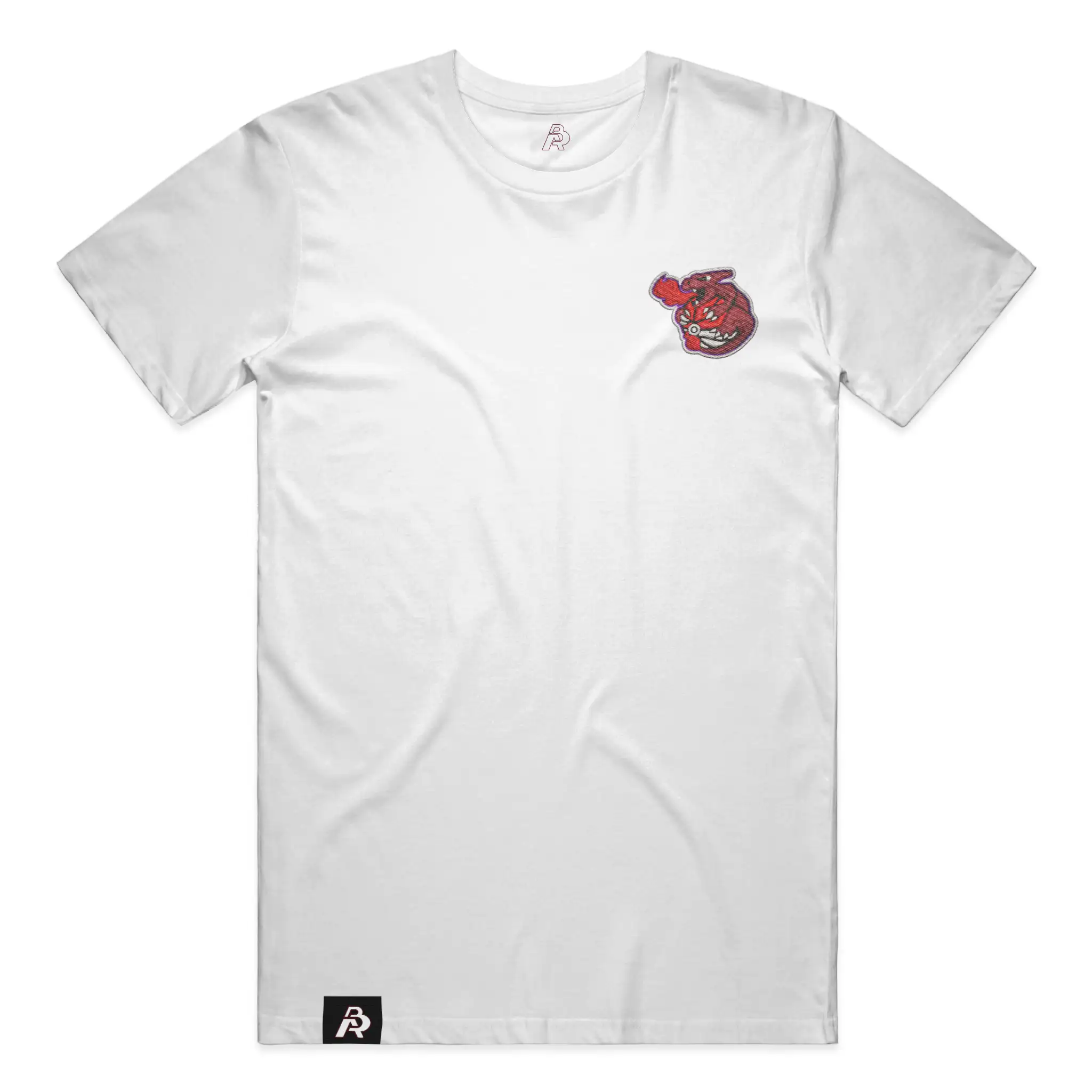 Retro T Dot Flamethrowers Embroidered T Shirt Adult Unisex