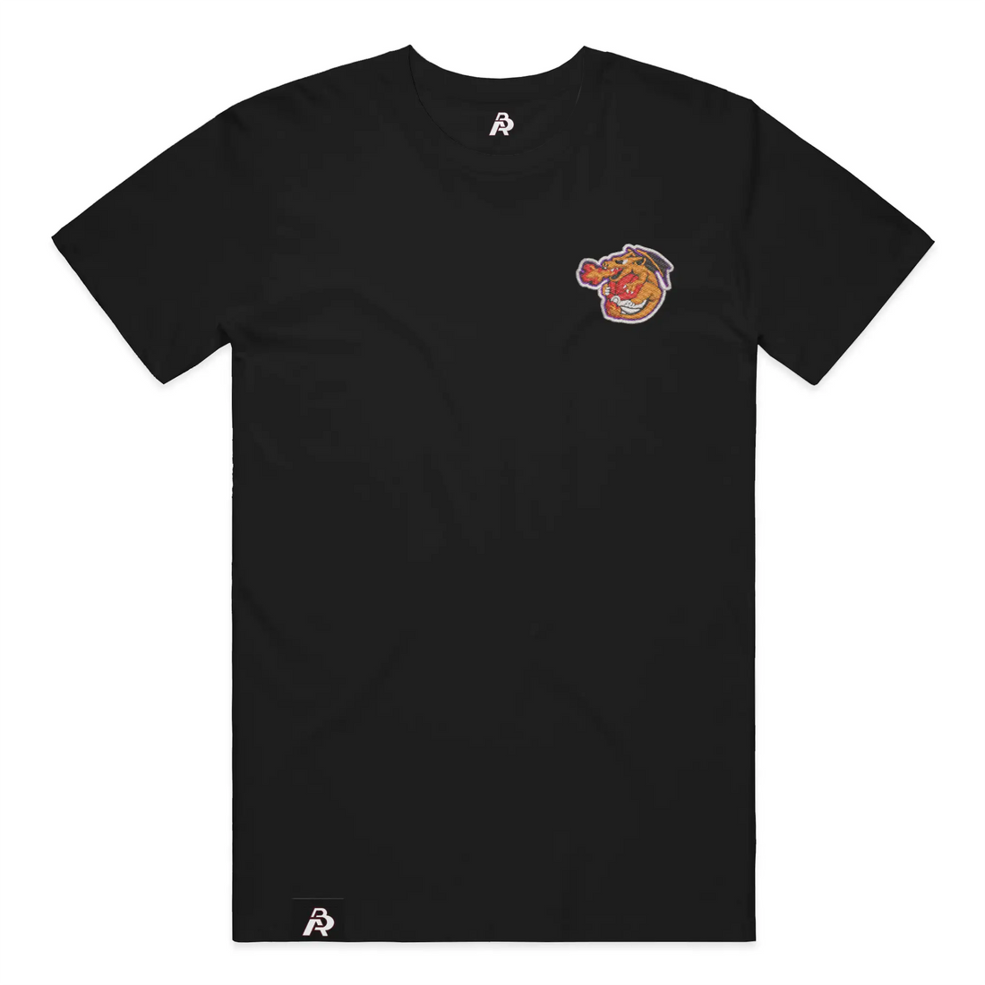 Retro T Dot Winged Flamethrowers Embroidered T Shirt Adult Unisex