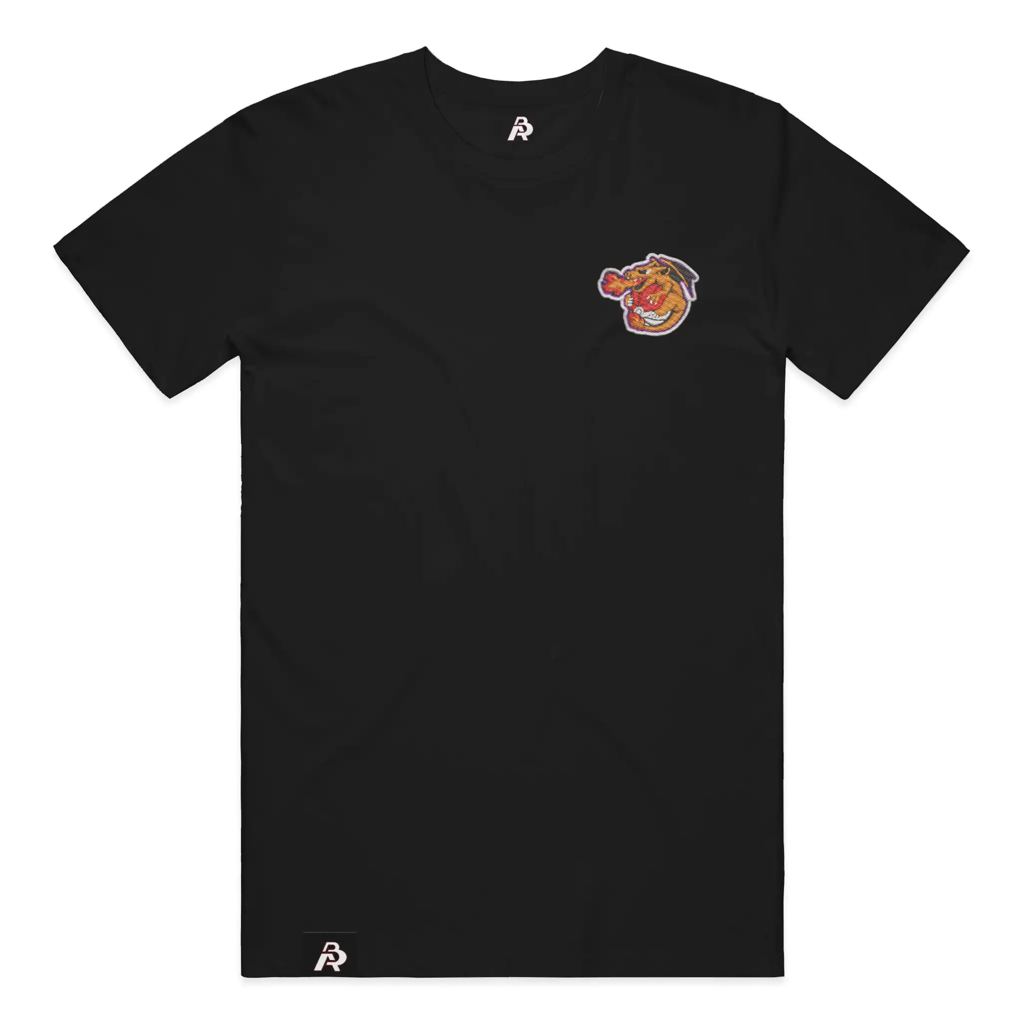 Retro T Dot Winged Flamethrowers Embroidered T Shirt Adult Unisex