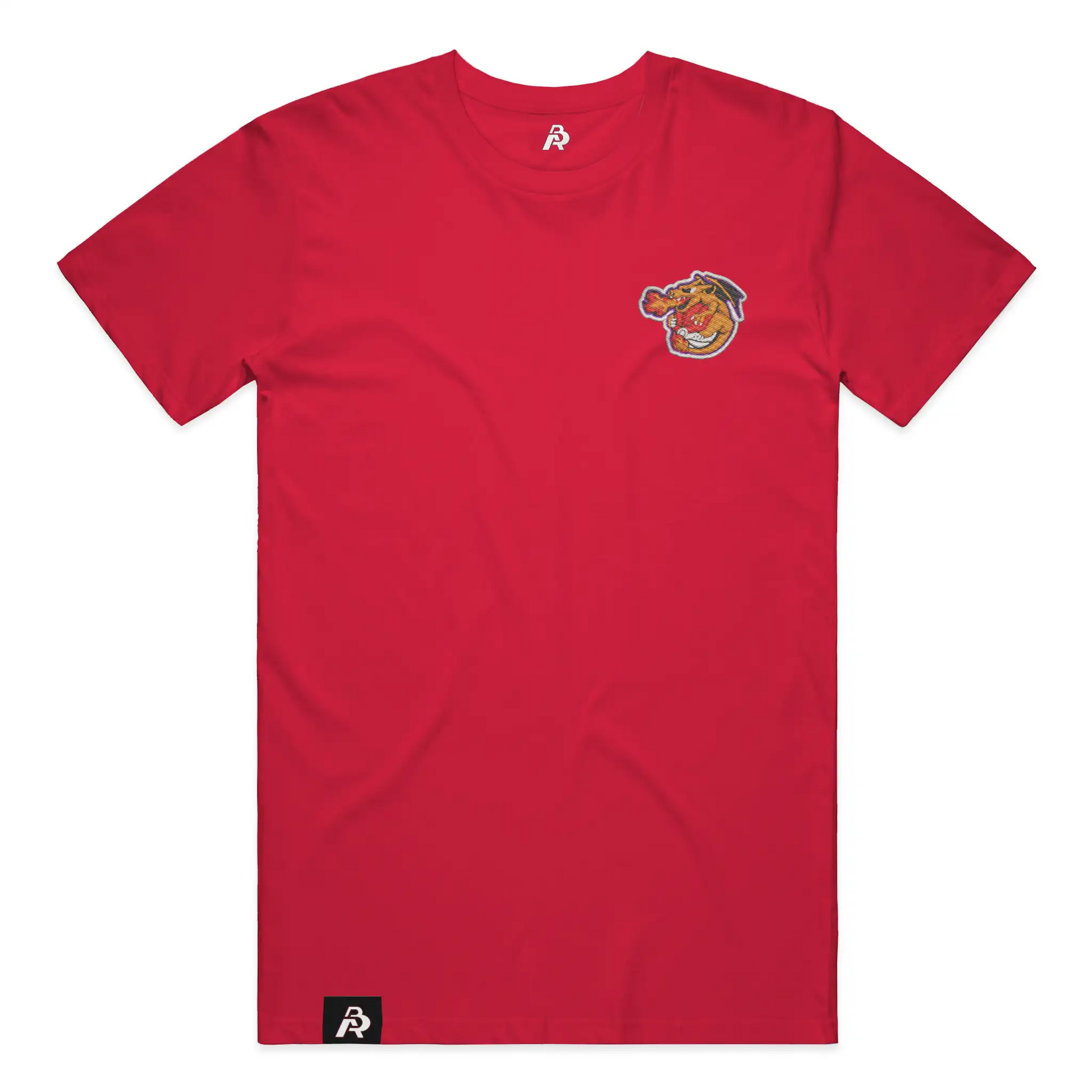 Retro T Dot Winged Flamethrowers Embroidered T Shirt Adult Unisex