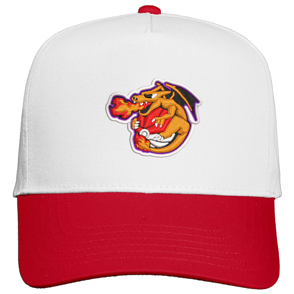 Retro T-Dot Winged Flamethrowers Snapback Hat - Adult
