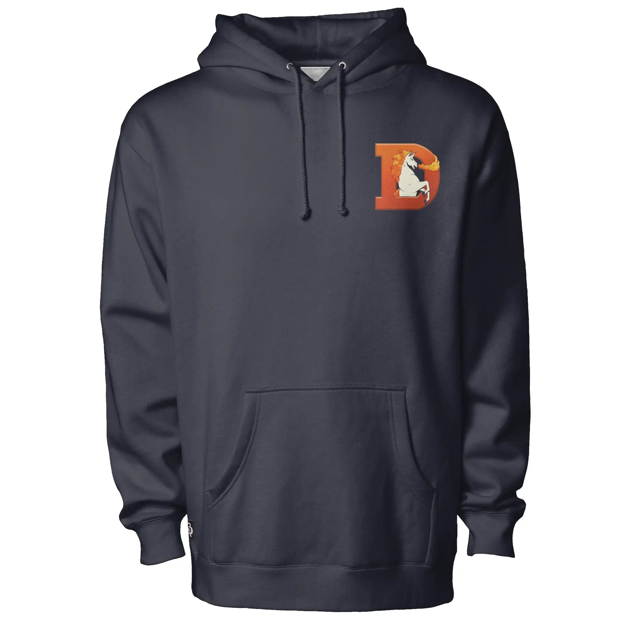 Mile High Infernostride Retro Embroidered Hoodie - Adult Unisex