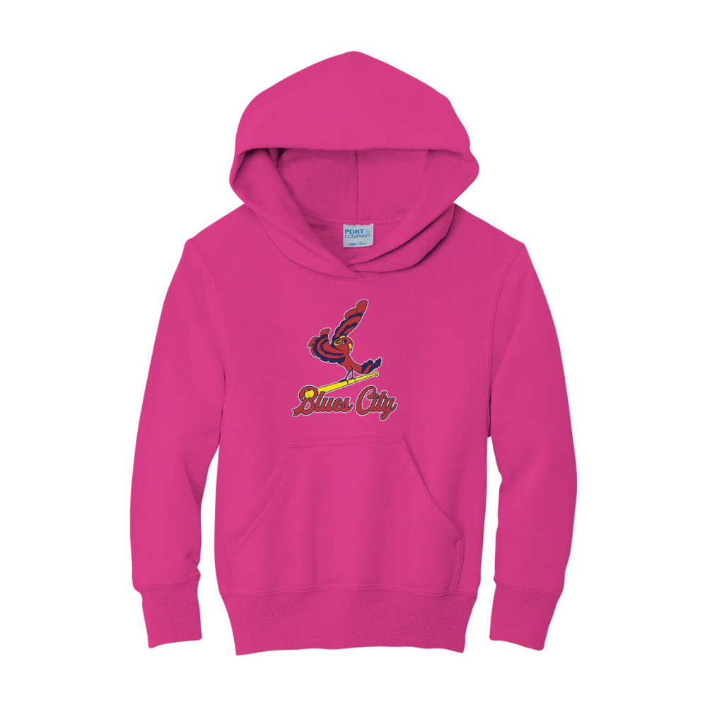 Blues City Red Birds Hoodie - Youth