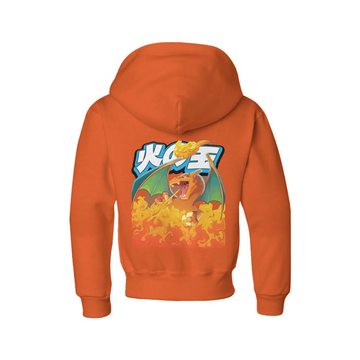 Neon Specimen #0006: Aerial Inferno Hoodie - Youth