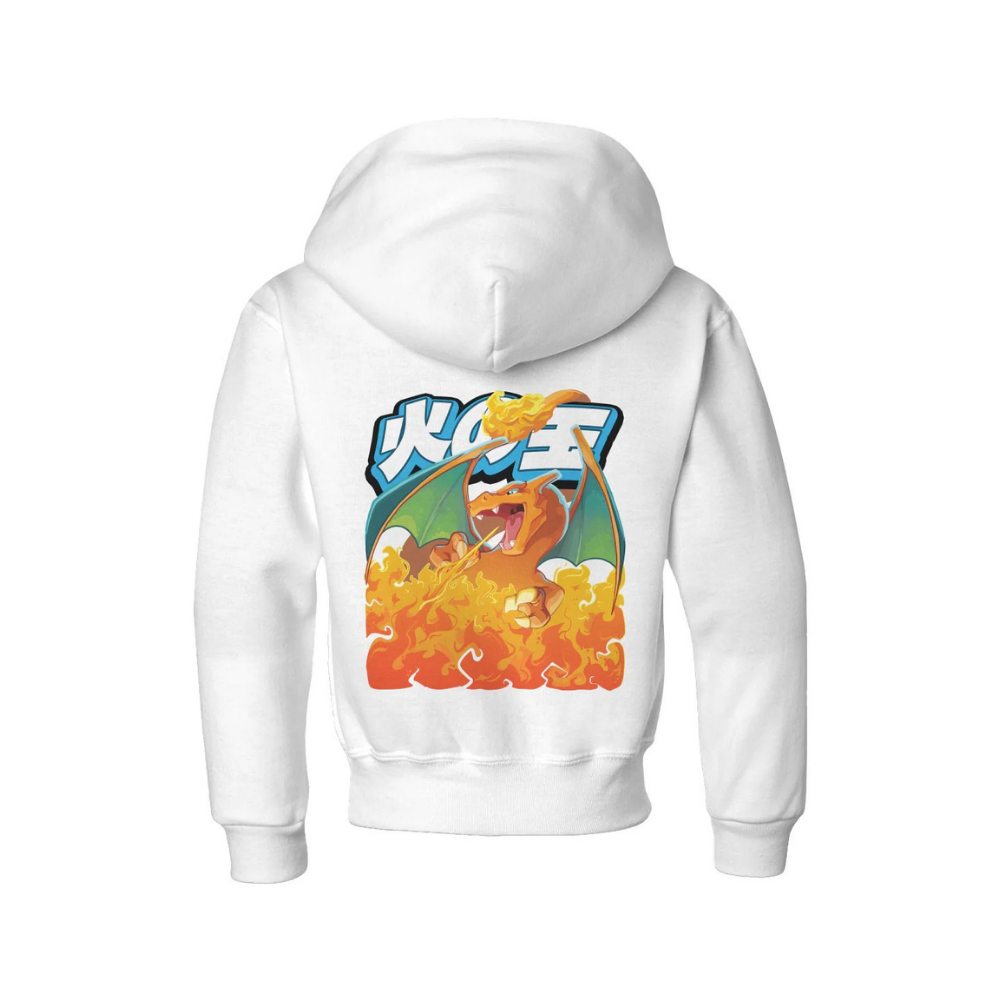 Neon Specimen #0006: Aerial Inferno Hoodie - Youth