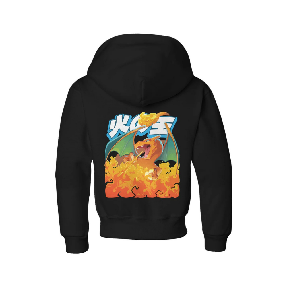 Neon Specimen #0006: Aerial Inferno Hoodie - Youth