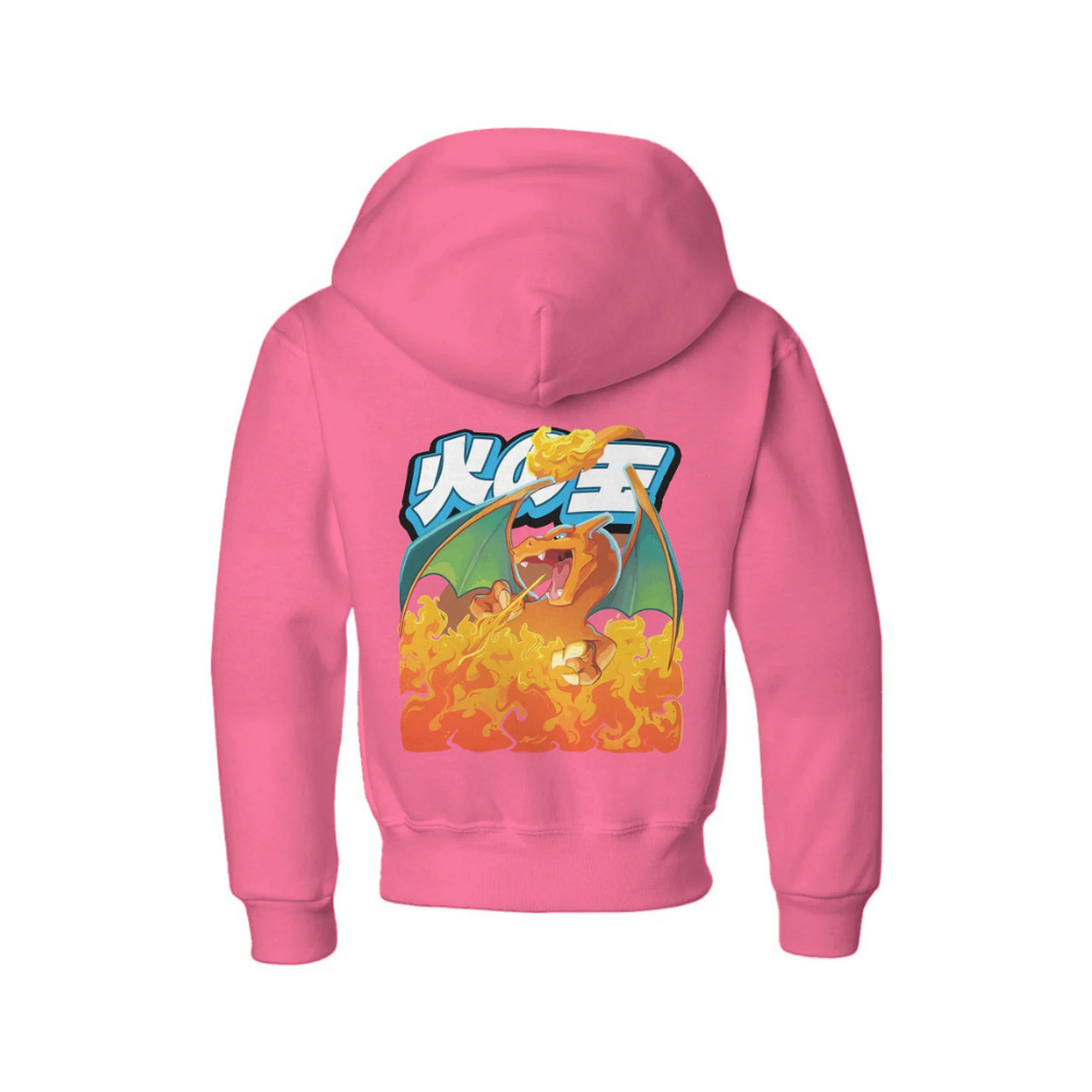 Neon Specimen #0006: Aerial Inferno Hoodie - Youth