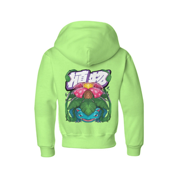 Neon Specimen #0003: Primeval Flora Hoodie - Youth