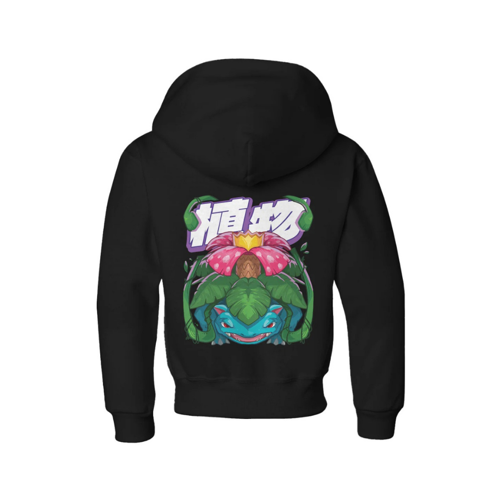 Neon Specimen #0003: Primeval Flora Hoodie - Youth