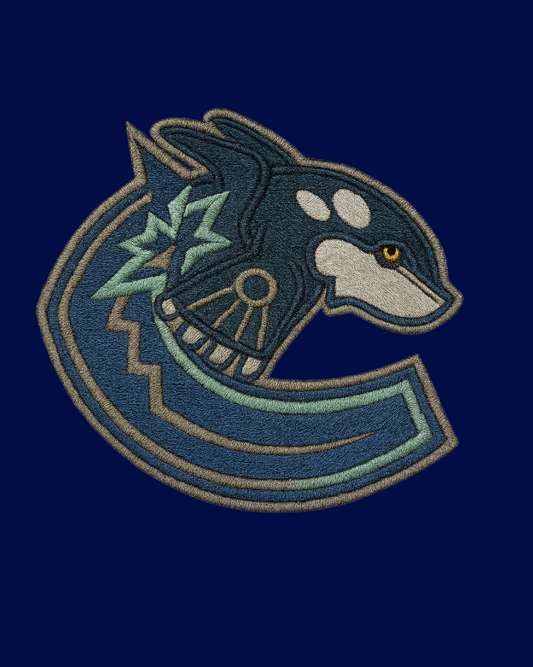 Pacific Surge Embroidered Pullover Sweater - Unisex