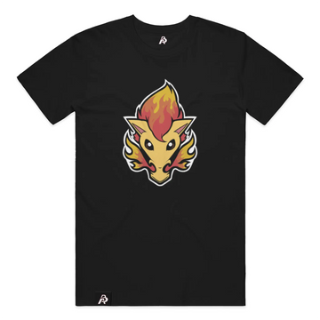 Retro Saddledome Fire Blasty T-Shirt - Adult Unisex