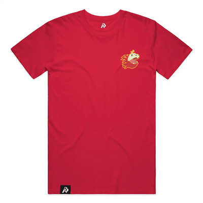 Saddledome Fire Blasty Embroidered T-Shirt - Adult Unisex