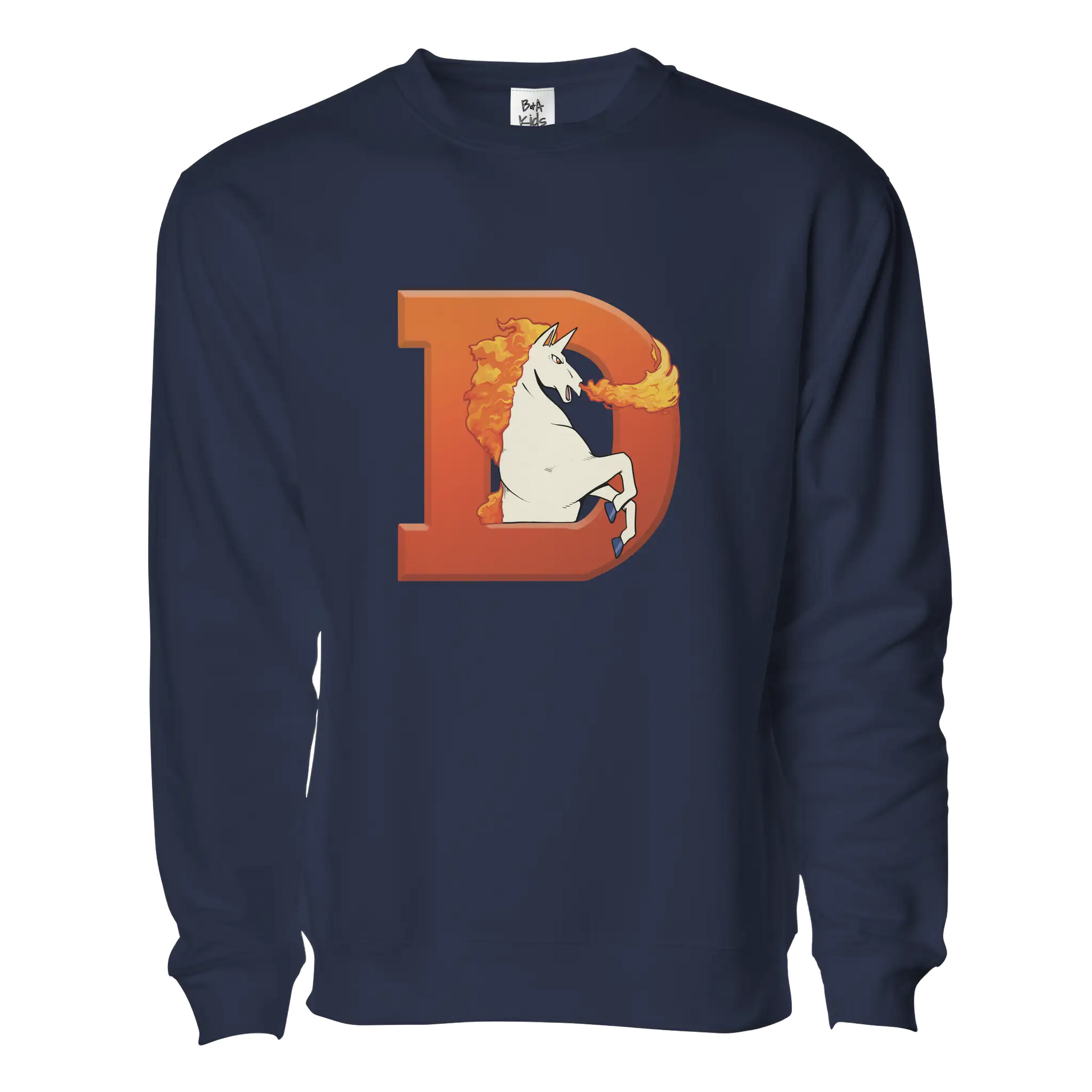 Mile High Infernostride Retro Pullover Sweater - Adult Unisex