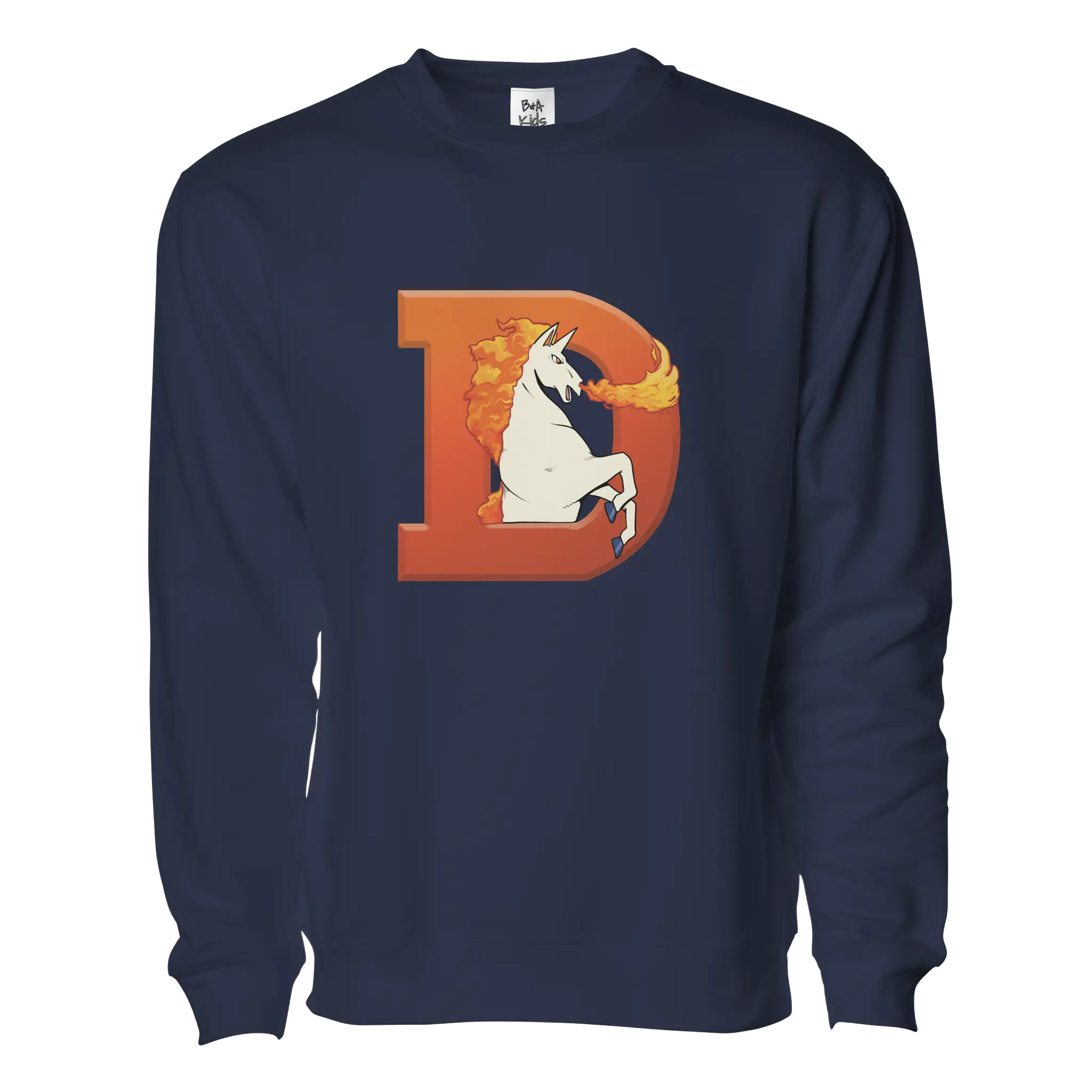 Mile High Infernostride Retro Pullover Sweater - Adult Unisex