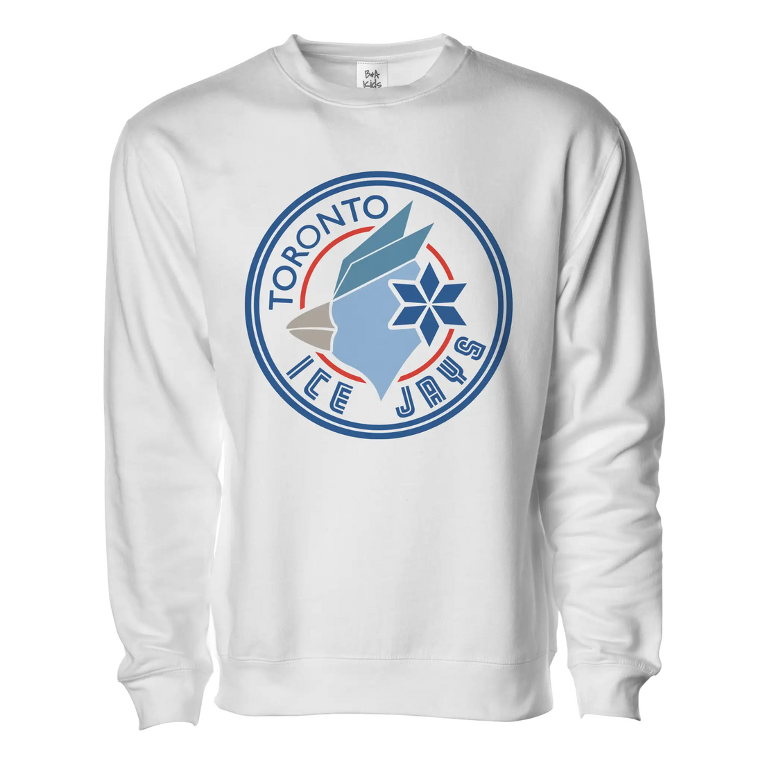 Black sweatshirt with Toronto Ice Jays logo on a white background