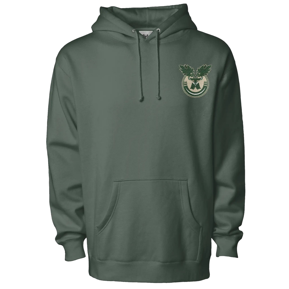 414 Forest-Forms Embroidered Hoodie - Adult Unisex