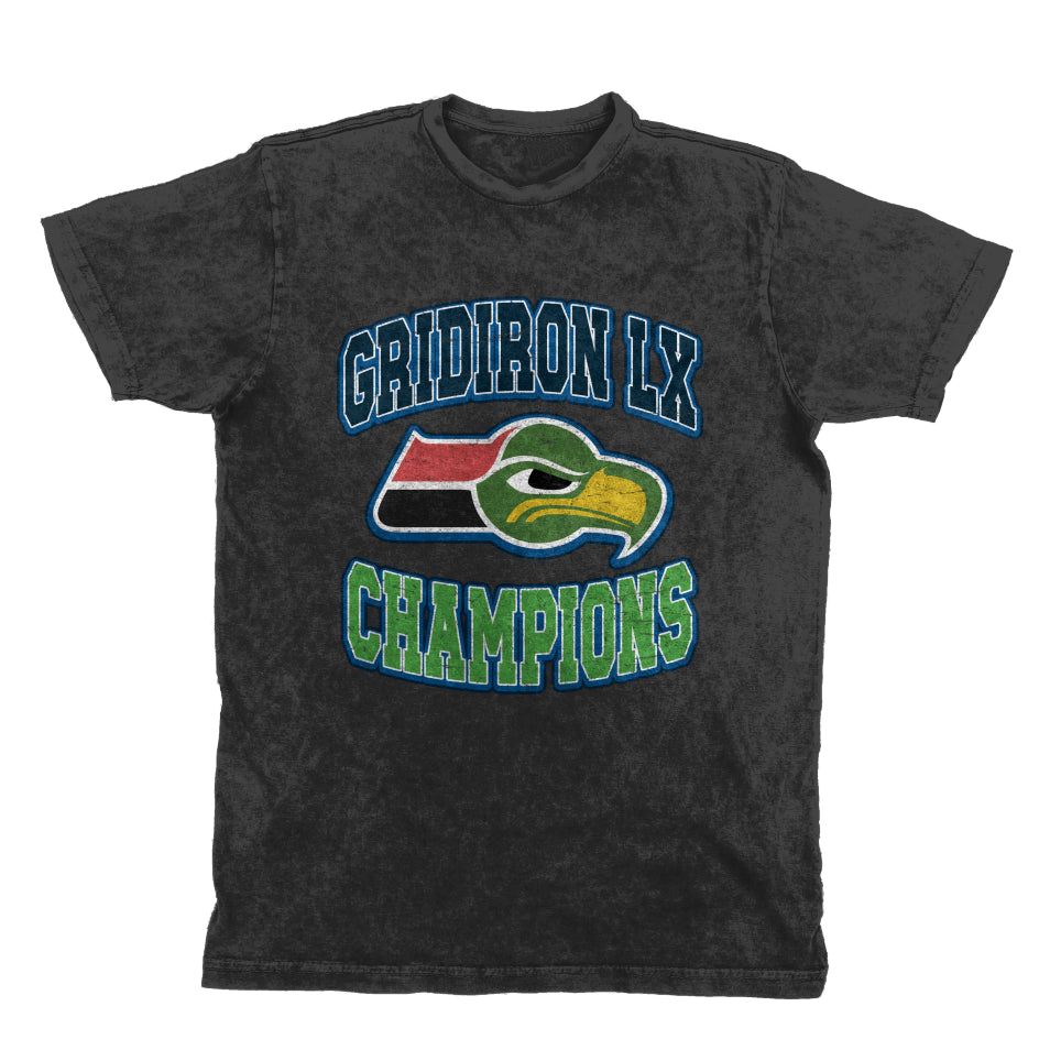 Rain City Psy-Hawks Gridiron LX Champions T-Shirt - Adult Unisex