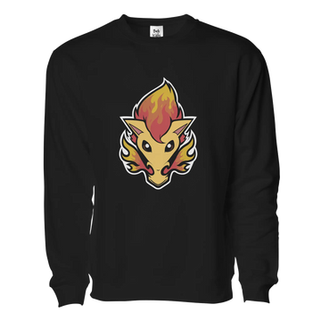 Retro Saddledome Fire Blasty Pullover Sweater - Adult Unisex