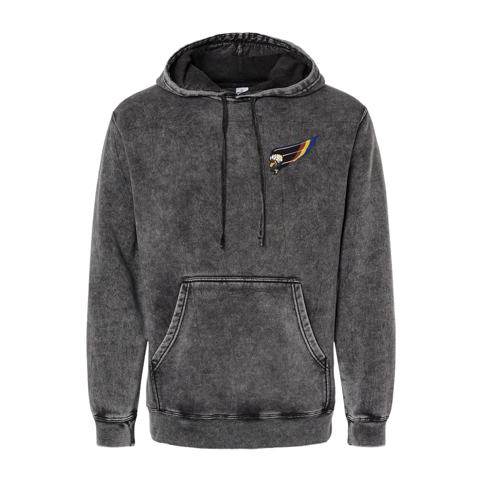 Retro Federal Flight Embroidered Hoodie - Adult Unisex