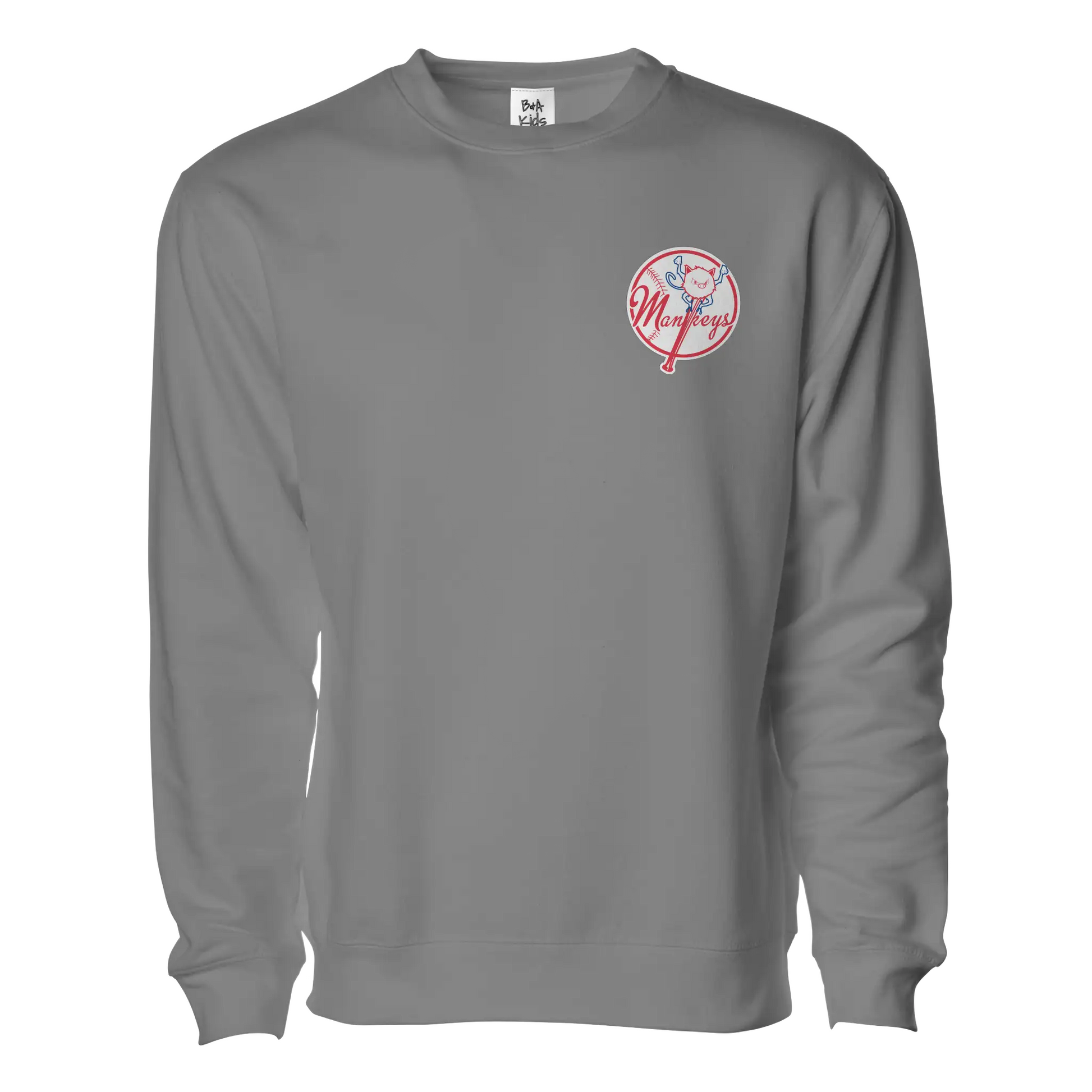 Bronx Primate Embroidered Pullover Sweater - Adult Unisex