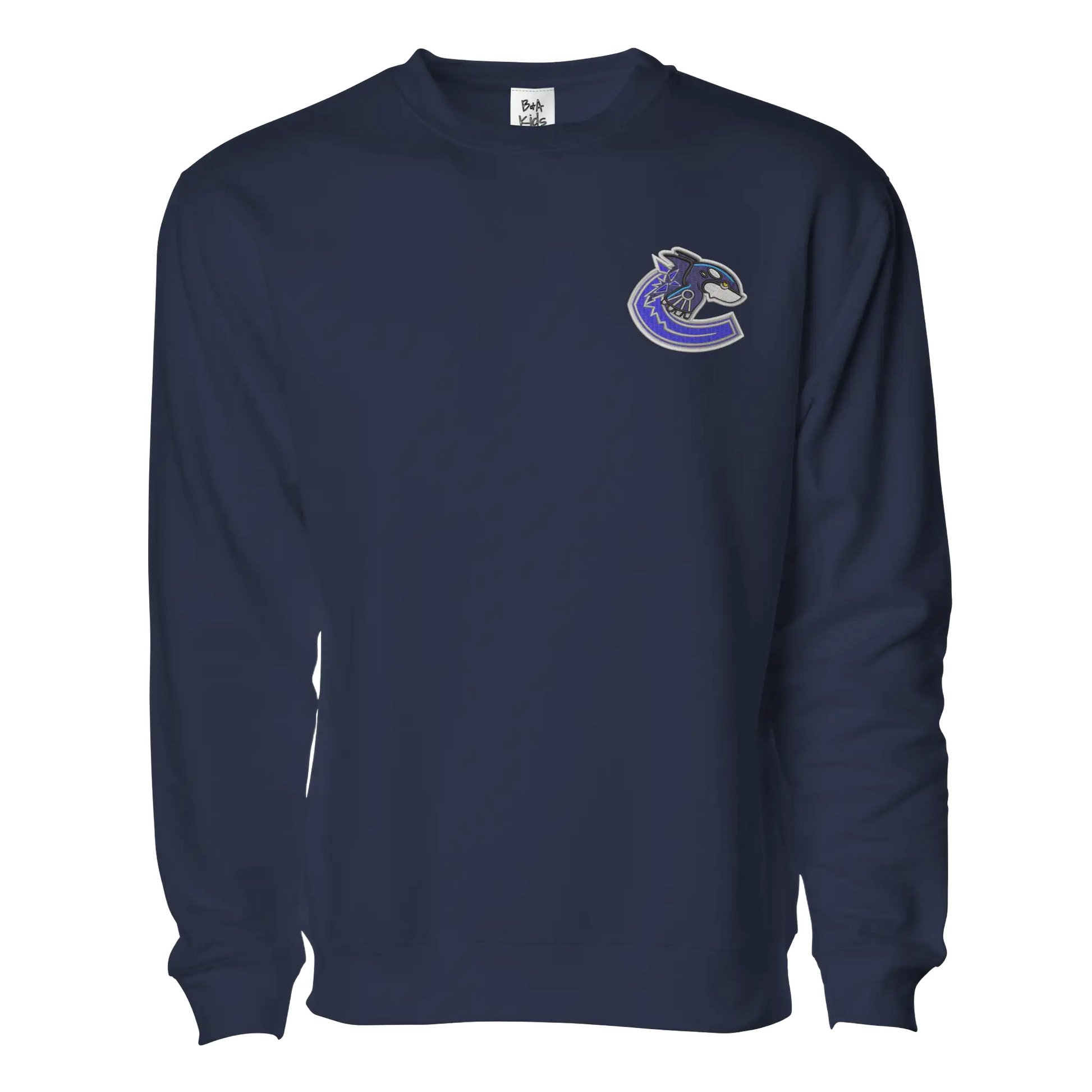 Pacific Surge Embroidered Pullover Sweater - Unisex