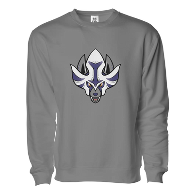 Retro LA Crowned Swords Pullover Sweater - Adult Unisex