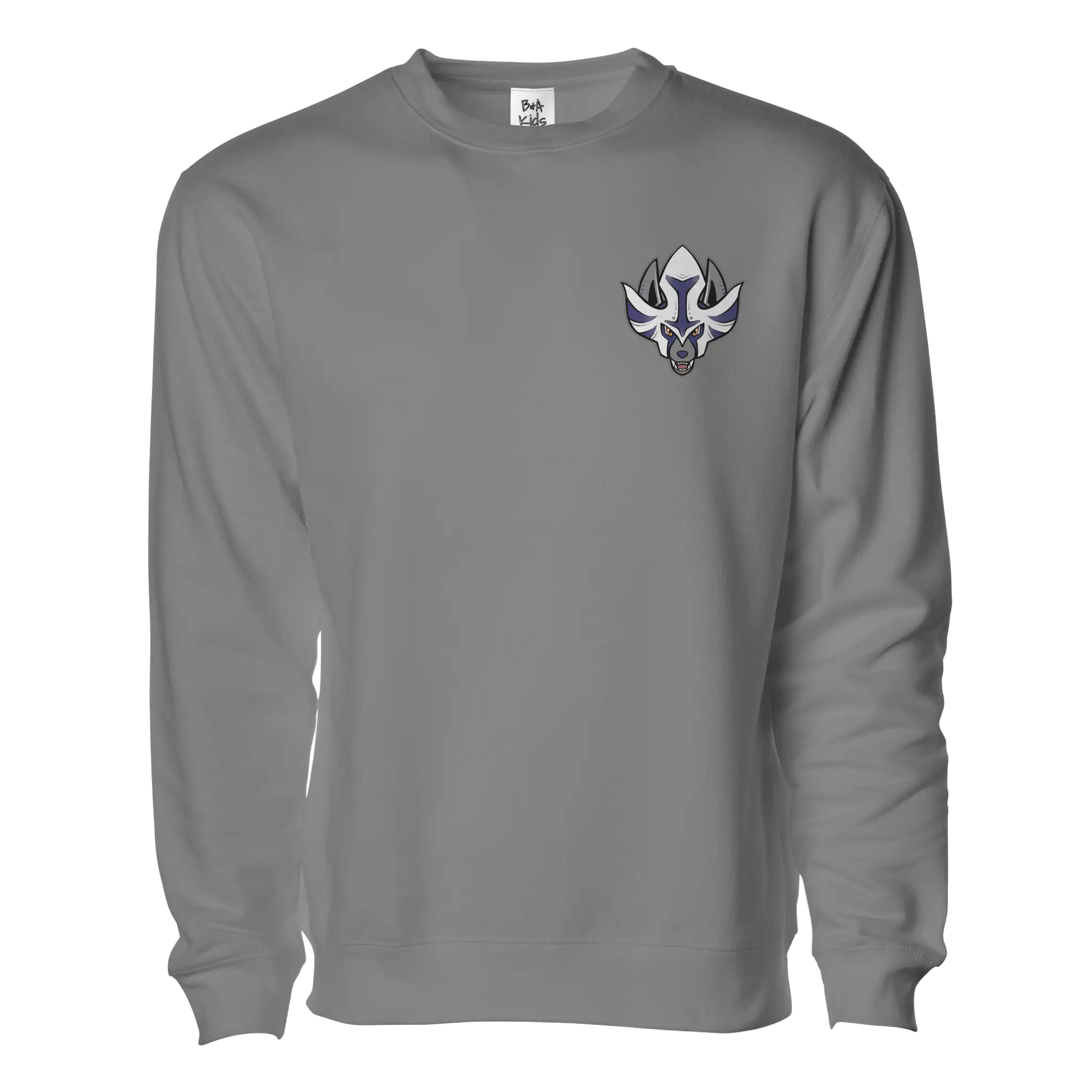 LA Crowned Swords Embroidered Pullover Sweater - Adult Unisex