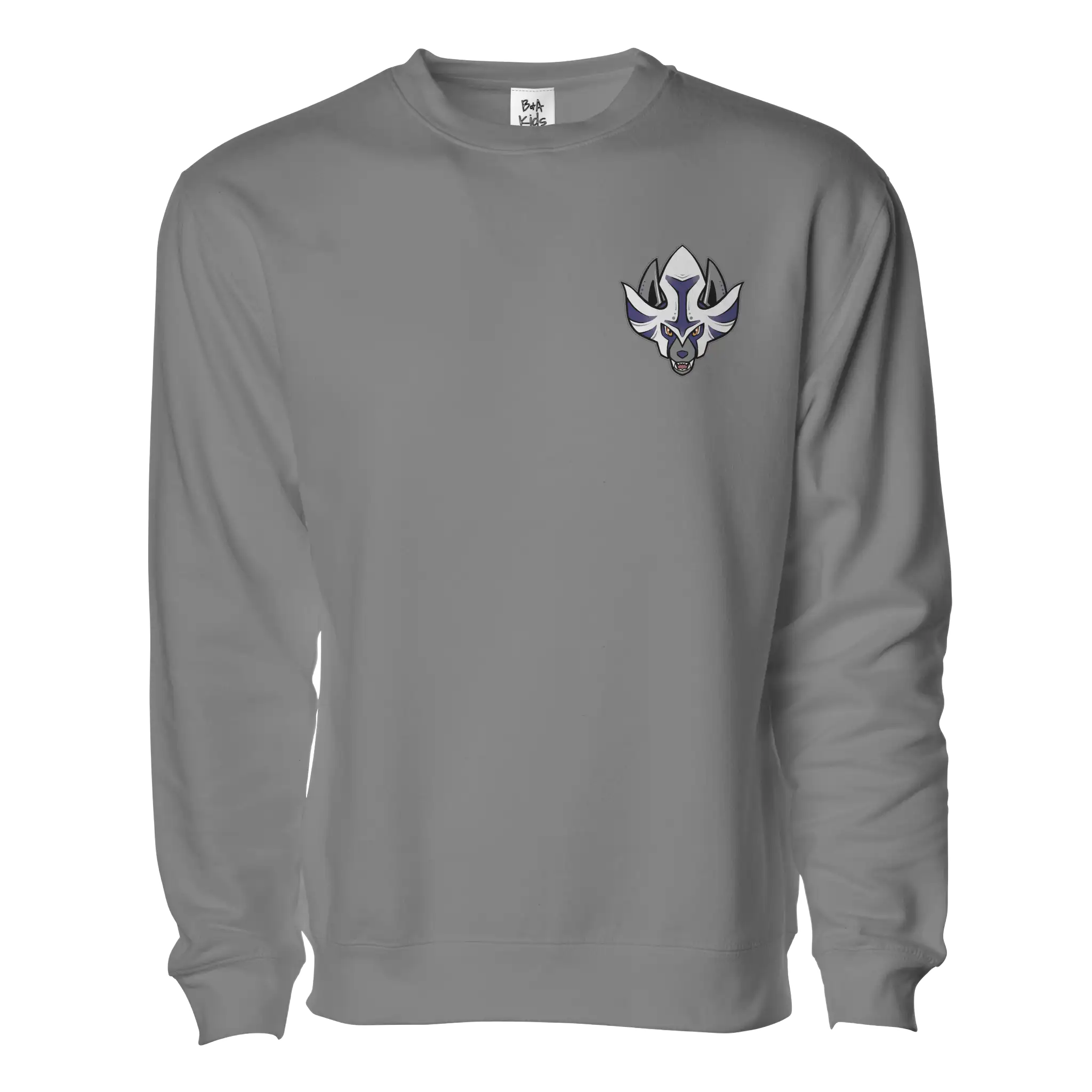 LA Crowned Swords Embroidered Pullover Sweater - Adult Unisex