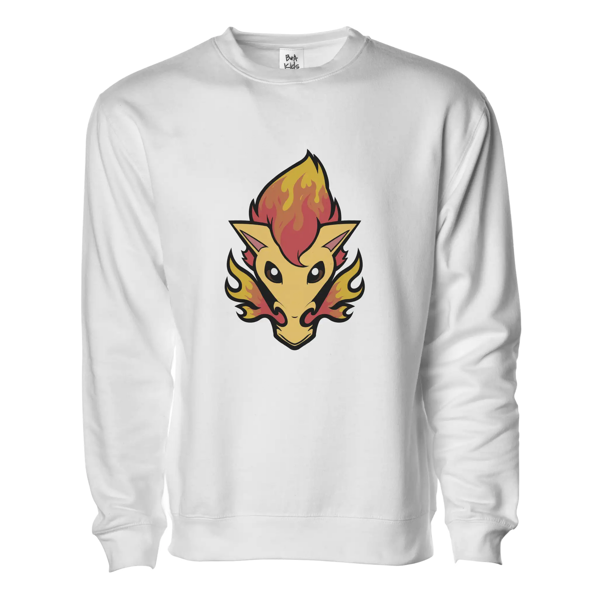 Retro Saddledome Fire Blasty Pullover Sweater - Adult Unisex