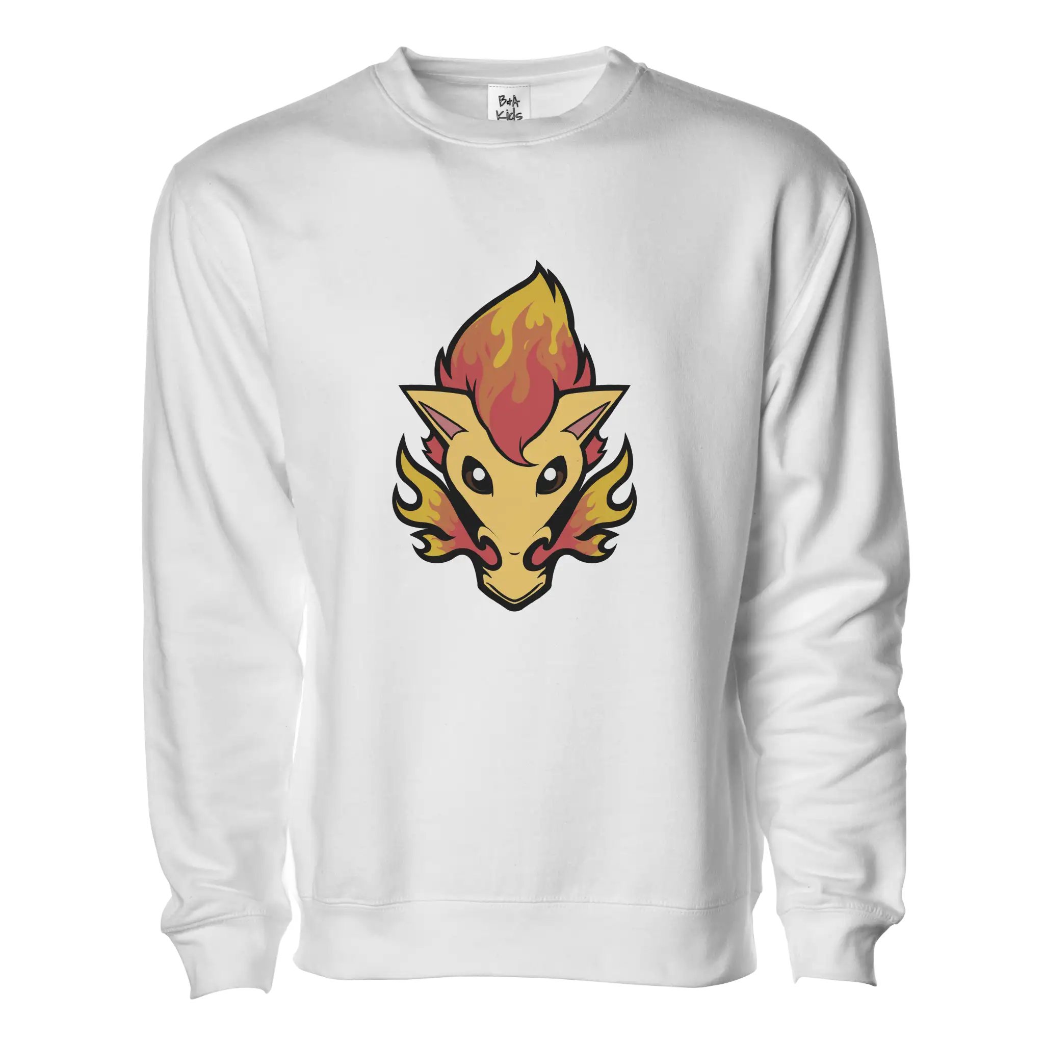 Retro Saddledome Fire Blasty Pullover Sweater - Adult Unisex