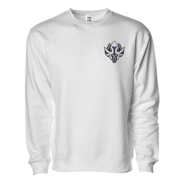 LA Crowned Swords Embroidered Pullover Sweater - Adult Unisex